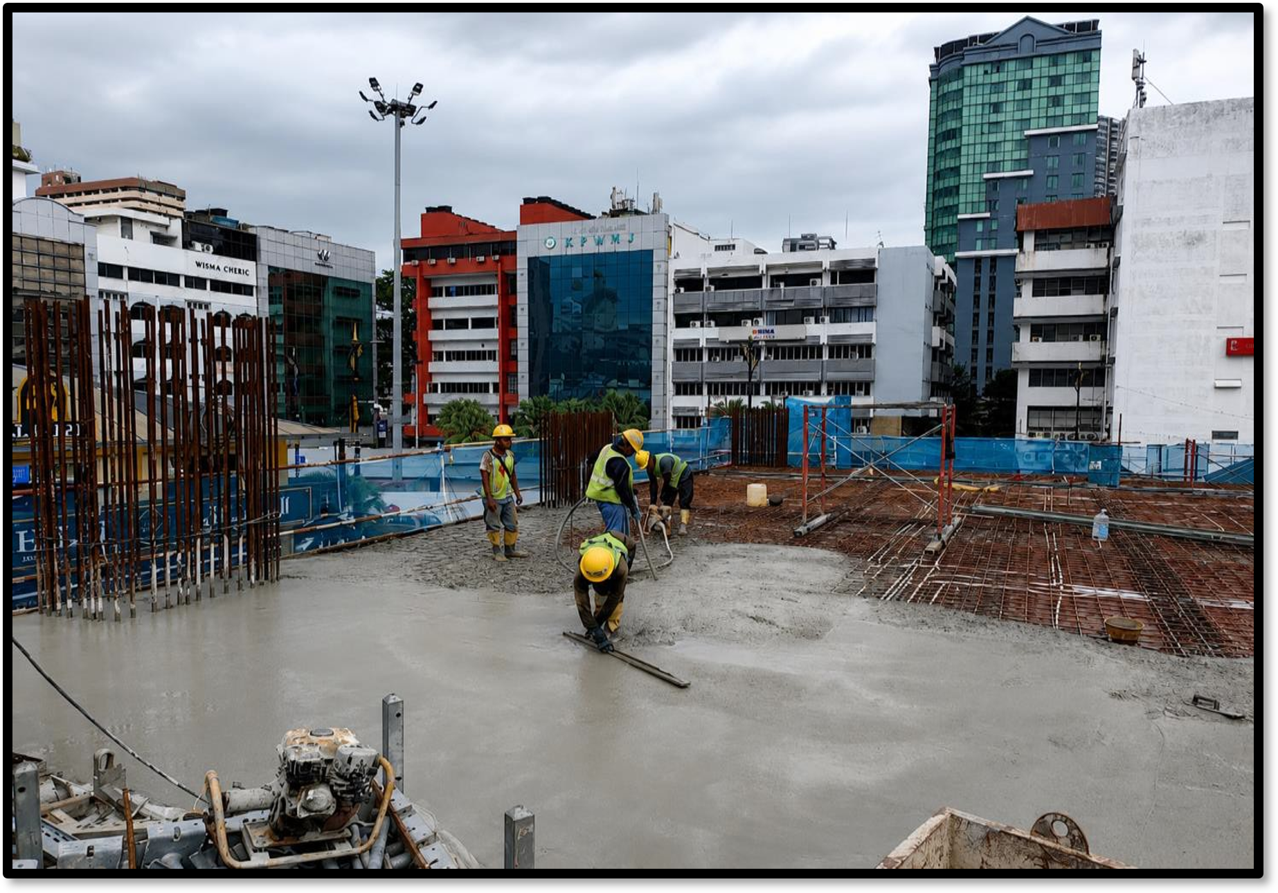 Level 1 concrete slab